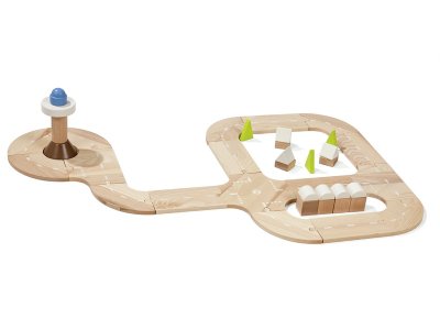 Zoom bild av REVERSIBLE TRAIN/ROAD TRACK Mega