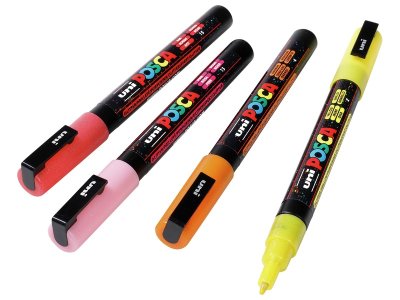 Zoom bild av GLITTERY POSTER PAINT MARKER Pink glitter
