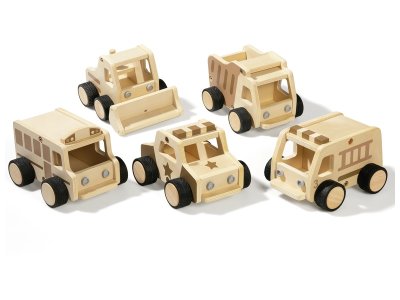 Zoom bild av LARGE WOODEN VEHICLE MAXI PACK