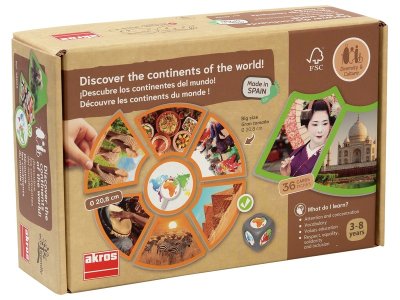 Zoom bild av DISCOVER THE CONTINENTS OF THE WORLD! MATCHING GAME