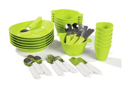 Zoom bild av MAXI PACK OF ECO-FRIENDLY TABLEWARE