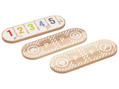 Zoom bild av REVERSIBLE TRAIN/ROAD TRACK 3 GAME BOARDS FOR REVERSIBLE TRACKS