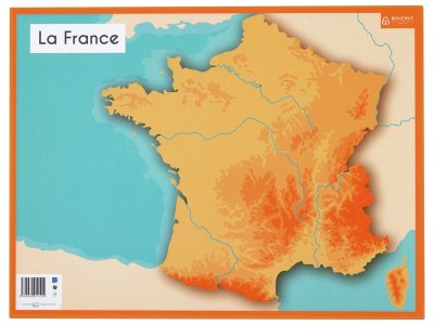 Zoom bild av SQUARED RIVER MAP SLATE