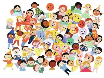 Zoom bild av GIANT THEMED STICKERS Emotions