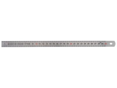 Zoom bild av 30 cm FLAT METAL RULER