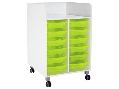Zoom bild av KAZÉO MOBILE CHANGING TABLE L: 70 cm 12 stop-containers with cas