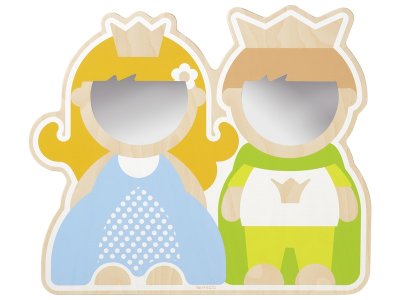 Zoom bild av DECORATIVE MIRROR King and Queen