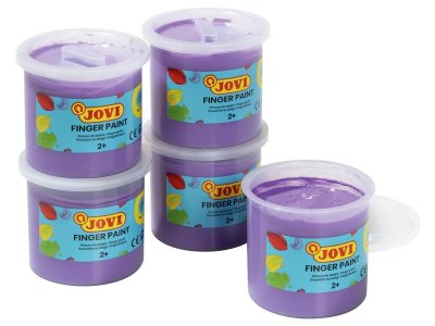 Zoom bild av GOUACHE FINGER PAINT Primary colours 5 x 125 ml
