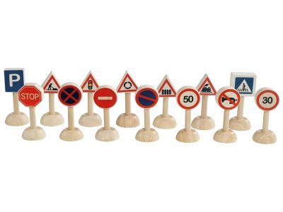 Zoom bild av 14 ROAD SIGNS