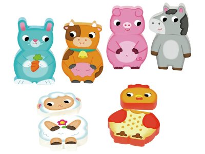 Zoom bild av INTERCHANGEABLE MAGNETIC PUZZLES Farm