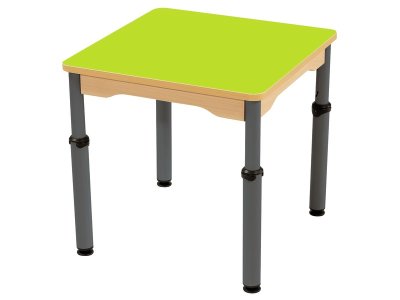 Zoom bild av LAMINATED TABLE TOP HEIGHT-ADJUSTABLE 60x60 cm square