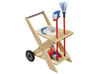 Zoom bild av CLEANING TROLLEY WITH ACCESSORIES