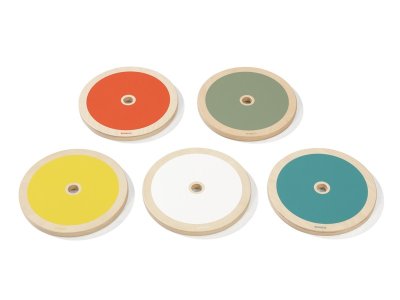 Zoom bild av Evolution Scogym COLOURED WOODEN MARKERS