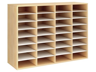 Zoom bild av MELAMINE COATED CABINET H: 102 cm - L: 139 cm 28 shelves