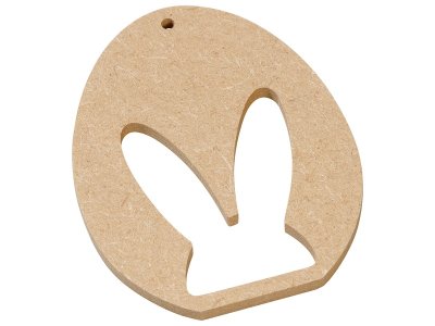 Zoom bild av FLAT SURFACE TO DECORATE Egg/bunny