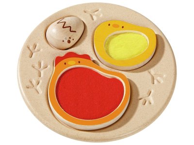 Zoom bild av TACTILE LIFT-OUT PUZZLE Chicken