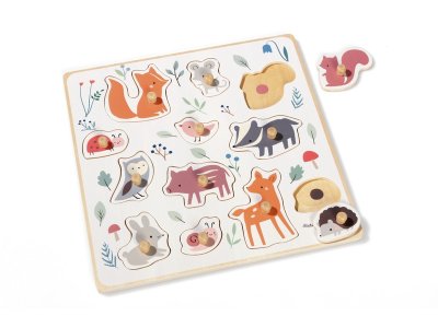 Zoom bild av LIFT-OUT PUZZLE Forest animals