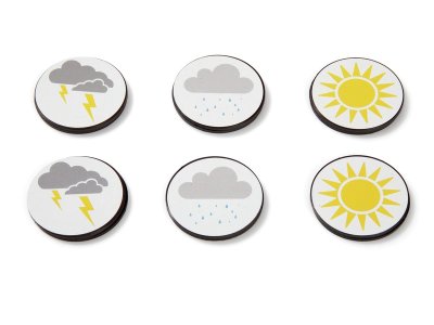 Zoom bild av DOUBLE-SIDED MAGNETS Weather