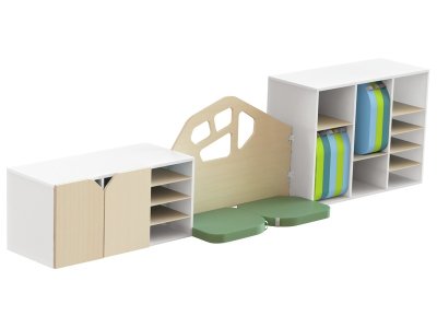 Zoom bild av Floor-based KIDY S'COOL SEPARATION KIT