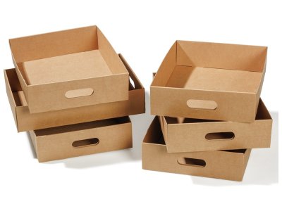 Zoom bild av Cardboard STORAGE CONTAINERS Height 9.5 cm