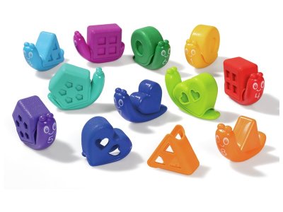Zoom bild av Shape snails ASSOCIATION GAME