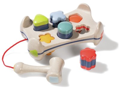 Zoom bild av HAMMER BENCH Geometric shapes Natural colours