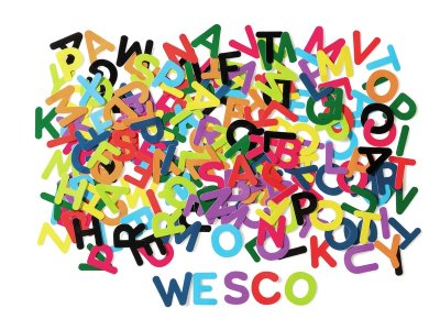 Zoom bild av CAPITAL ALPHABET STICKERS