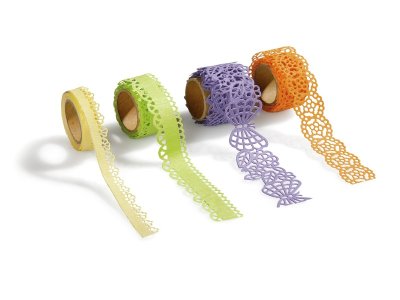 Zoom bild av LACE PAPER ADHESIVE RIBBON Spring
