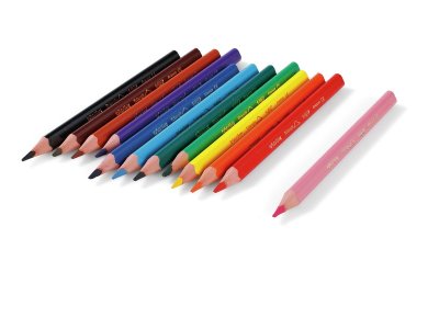 Zoom bild av ERGONOMIC COLOURED PENCILS Ecolution triangle
