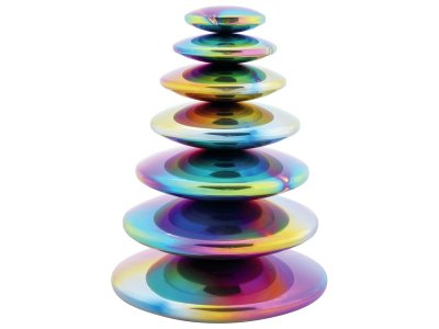 Zoom bild av MIRRORED SENSORY PEBBLES Holographic