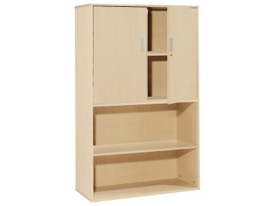 Zoom bild av MELAMINE COATED CABINET H: 162 cm - L: 105 cm 3 shelves, High do