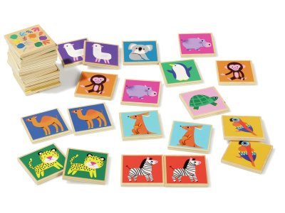 Zoom bild av MEMORY GAME Wild animals