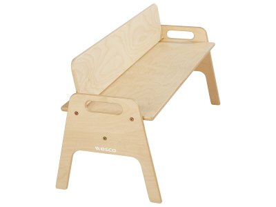 Zoom bild av Piloo BENCH WITH BACKREST T2