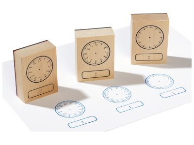 Zoom bild av Clocks WOODEN STAMPS