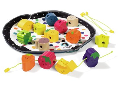 Zoom bild av Fruit and vegetables LACING BEADS