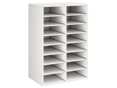 Zoom bild av MELAMINE CABINET H: 102 cm - L: 70.5 cm 14 shelves