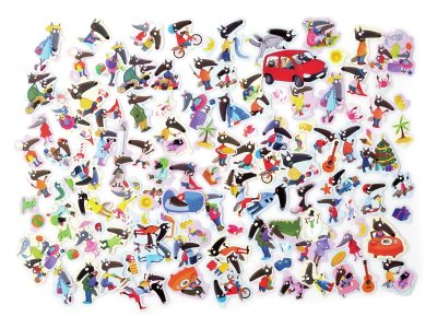 Zoom bild av GIANT THEMED STICKERS Little Wolf