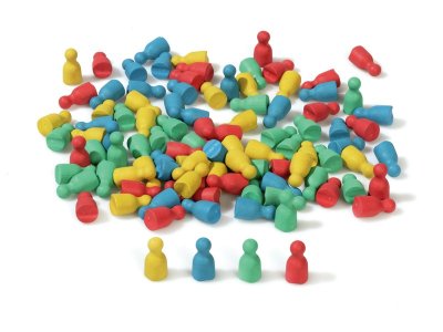 Zoom bild av Multicoloured SORTING COUNTERS