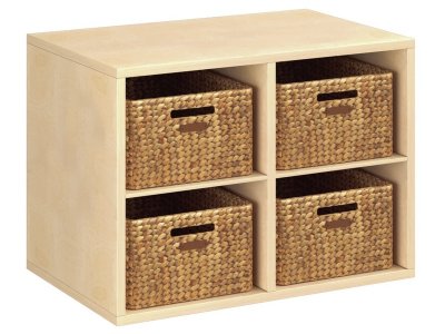Zoom bild av MELAMINE COATED UNIT H: 51 cm - W: 70.5 cm 4 baskets 2 shelves