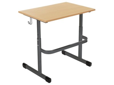 Zoom bild av ADJUSTABLE SCHOOL TABLE Melamine coated table top Single