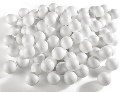 Zoom bild av POLYSTYRENE BALLS FOR DECORATING