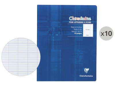 Zoom bild av MAXI PACK Clairenfantine PRE-SCHOOL NOTEBOOKS Séyès 4 mm