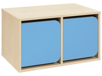 Zoom bild av Vesti'Bulle STORAGE UNIT WITH DOORS 2 compartments H: 42 cm
