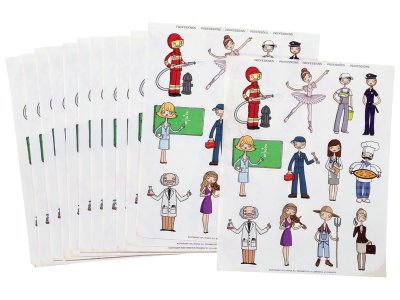 Zoom bild av REPOSITIONABLE THEMED STICKERS