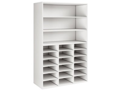 Zoom bild av MELAMINE COATED CABINET H: 162 cm - L: 105 cm 18 shelves