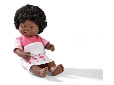 Zoom bild av INCLUSIVE DOLL Chloe, dressed girl with DOWN'S SYNDROME