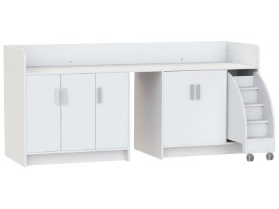Zoom bild av KAZÉO CHANGING TABLE 240 cm 12 shelves, 5 doors and 1 set of ste
