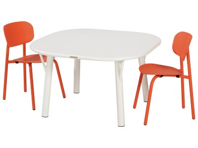 Zoom bild av Zoé TABLE 80 x 80 cm + 2 CHAIRS S2