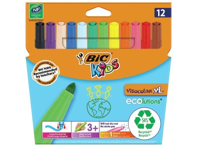 Zoom bild av Visacolor XL WIDE TIP FELT PENS
