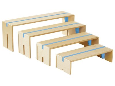 Zoom bild av MAXI PACK 4 COLOURED NESTS OF BENCHES